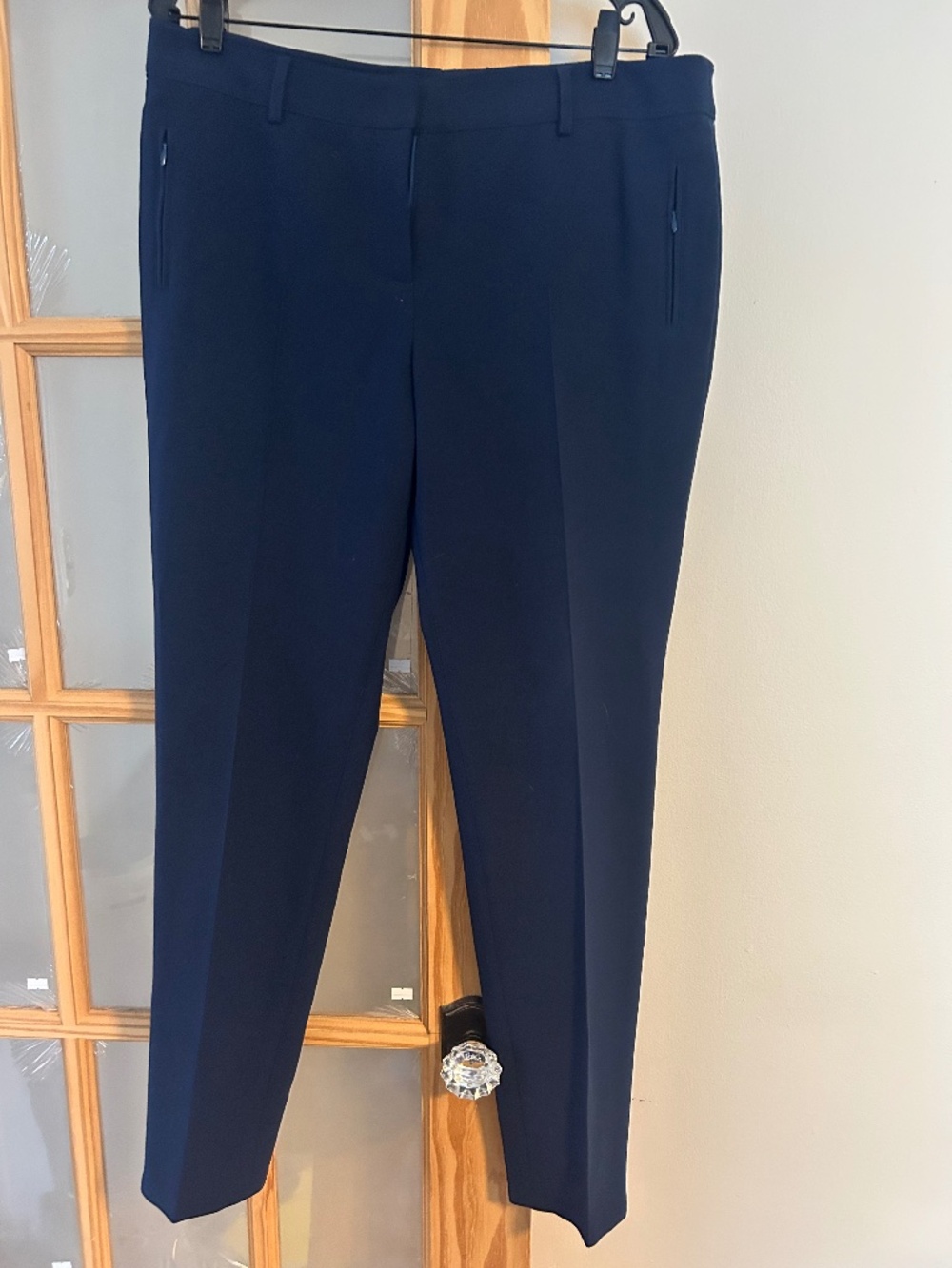 Akris punto ponte midrise cigarette trousers